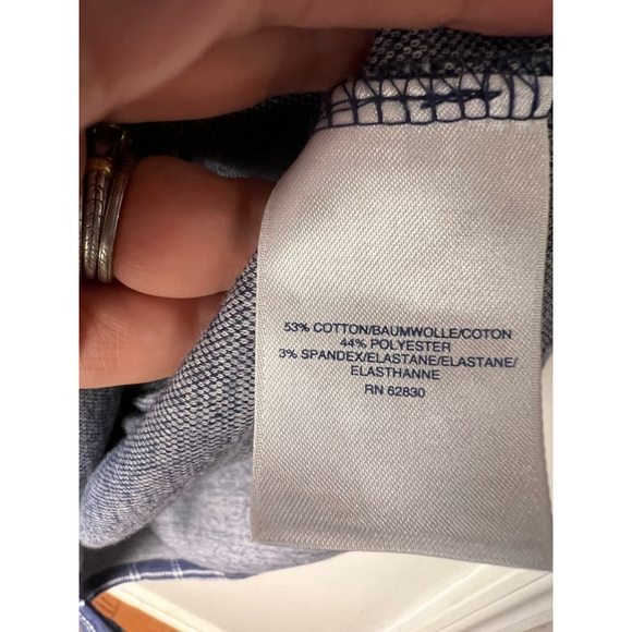 Women's Lands' End Plaid Dress Size XL Blue - Picture 3 of 8